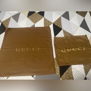 Gucci Dustbag bundle of 2